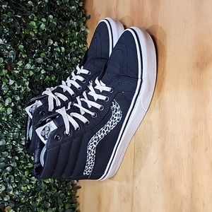 Vans SK8-HI Shoes | Size: 9 Womens | Black & Leopard
